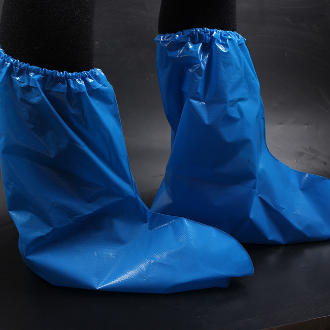 Capas de sapato descartáveis ​​à prova d'água com cordão PE Capas de sapato para dias chuvosos ao ar livre